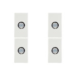 Kit C/4 - Modulo Soprano Ilus (Tomada Coaxial) 5Tg99334