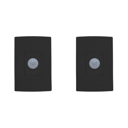 Kit C/2 - Sensor Qualitronix Parede Embutir Foto 180° Pre...