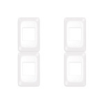 Kit C/4 - Pial Placa  Pop 4X2 2 Mod. Lgp22