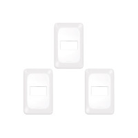 Kit C/3 - Pial Placa  Pop 4X2 1 Mod. Lgp21