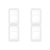 Kit C/4 - Pial Placa  Pop 4X2 1 Mod. Lgp21