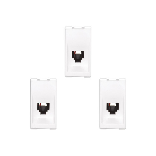 Kit C/3 - Pial Modulo  Pop Fone Rj11 Lg090