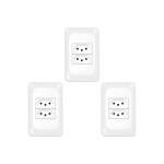 Kit C/3 - Pial Conjunto  Pop 4X2 2 Tomada 10A Lgx303