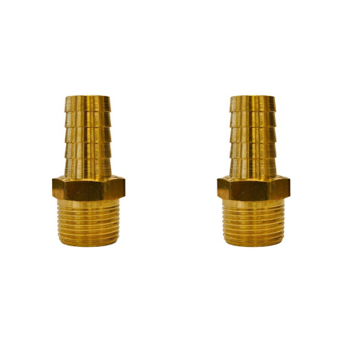 Kit C/2 - Garden Adaptador Espigao Fixo Macho  3/4X3/4