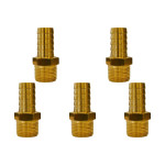 Kit C/5 - Garden Adaptador Espigao Fixo Macho  3/4X3/4