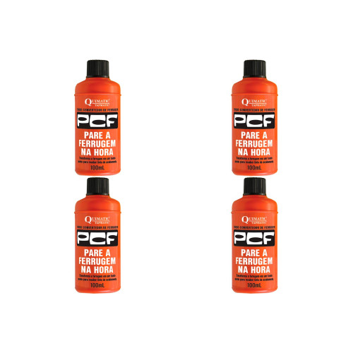 Kit C/4 - Tapmatic Removedor Neutralizador Convertedor. De Ferrugem Pcf 100Ml