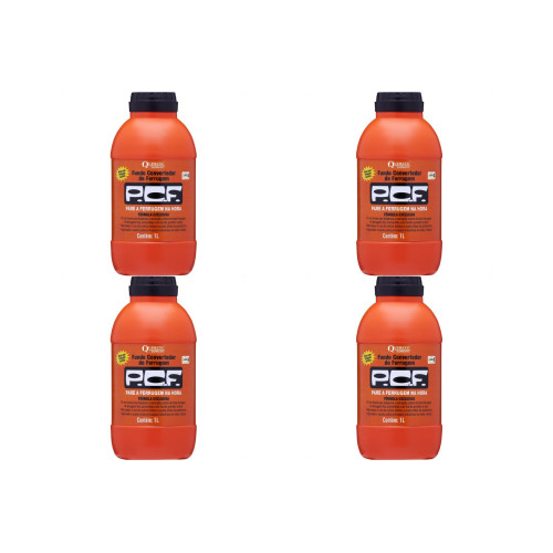 Kit C/4 - Tapmatic Removedor Neutralizador Convertedor. De Ferrugem Pcf 1000Ml