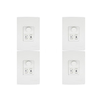 Kit C/4 - Qualitronix Controle Vent/Lamp 1 Lampada-Qv371
