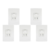 Kit C/5 - Qualitronix Controle Vent/Lamp 1 Lampada-Qv371