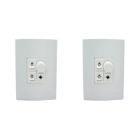 Kit C/2 - Qualitronix Controle Vent/Lamp 2 Lampada-Qv372