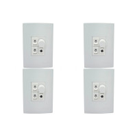 Kit C/4 - Qualitronix Controle Vent/Lamp 2 Lampada-Qv372
