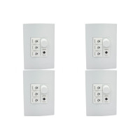 Kit C/4 - Qualitronix Controle Vent/Lamp 3 Lampada-Qv373