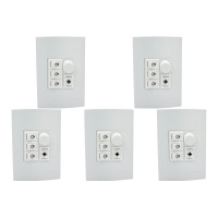 Kit C/5 - Qualitronix Controle Vent/Lamp 3 Lampada-Qv373