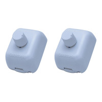 Kit C/2 - Qualitronix Controle Vent/Dimmer Sobrepor-Qv39