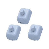 Kit C/3 - Qualitronix Controle Vent/Dimmer Sobrepor-Qv39