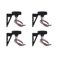 Kit C/4 - Qualitronix Base P/Rele Reforcada Pvc-Qb1