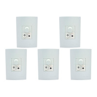 Kit C/5 - Controle Para Ventilador Qualitronix Embutir Ve...