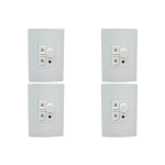 Kit C/4 - Controle Para Ventilador Qualitronix Embutir Ve...