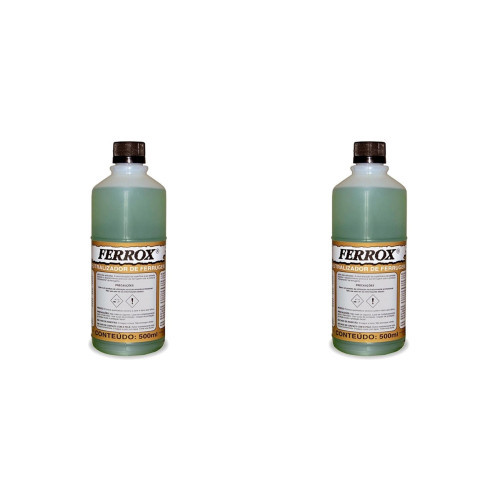 Kit C/2 - Removedor De Ferrugem Ferrox Anticorrosivo 500Ml