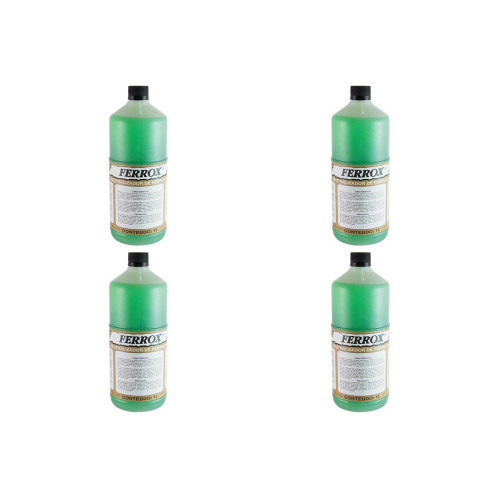 Kit C/4 - Removedor De Ferrugem Ferrox Anticorrosivo 1L