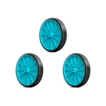 Kit C/3 - Roda Para Carrinho De Feira Reforcada