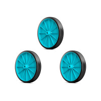 Kit C/3 - Roda Para Carrinho De Feira Reforcada