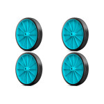 Kit C/4 - Roda Para Carrinho De Feira Reforcada