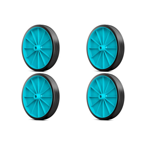 Kit C/4 - Roda Para Carrinho De Feira Reforcada