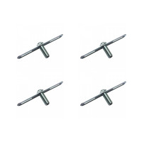 Kit C/4 - Suporte Travessa Marcai Para Lustre Com Nipel - Cl