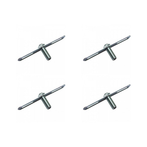 Kit C/4 - Suporte Travessa Marcai Para Lustre Com Nipel - Cl