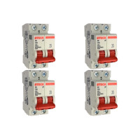 Kit C/4 - Disjuntor Steck ''Din'' Bipolar 40A. C