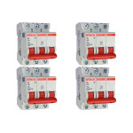Kit C/4 - Disjuntor Steck ''Din'' Tripolar 63A. C