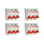 Kit C/4 - Disjuntor Steck ''Din'' Tripolar 80A. C
