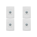 Kit C/4 - Sensor De Presenca + Fotocelula Qualitronix Emb...