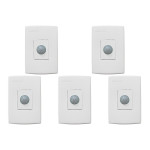 Kit C/5 - Sensor De Presenca + Fotocelula Qualitronix Emb...