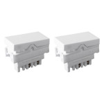 Kit C/2 - Modulo Ilumi Vivaz 1 Simples 10A. Branco - 7517