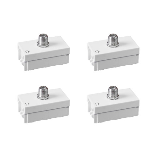Kit C/4 - Modulo Ilumi Vivaz Tomada Conector De Antena Br...