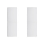 Kit C/4 - Placa Conjunto Modular Ilumi Vivaz 4X2 Cega + S...