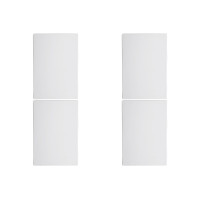 Kit C/4 - Placa Conjunto Modular Ilumi Vivaz 4X2 Cega + S...