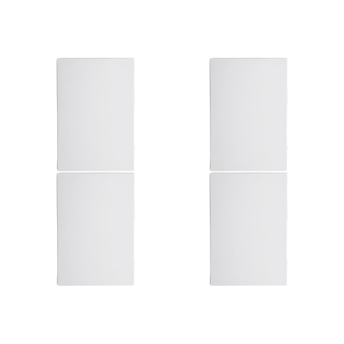 Kit C/4 - Placa Conjunto Modular Ilumi Vivaz 4X2 Cega + S...