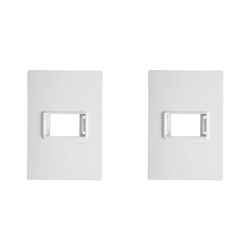 Kit C/2 - Placa Conjunto Modular Ilumi Vivaz 4X2 - 1 Modu...