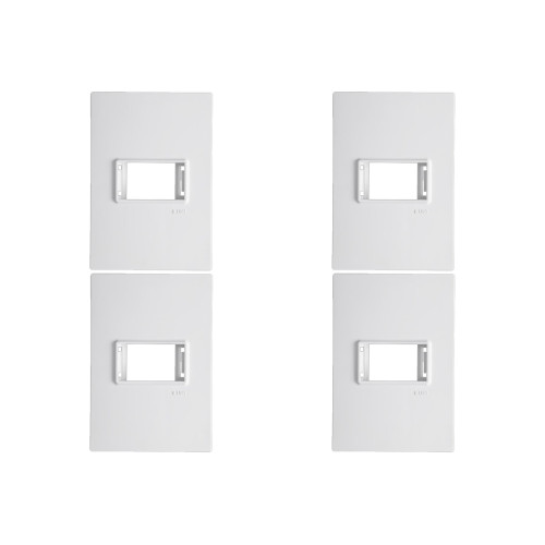 Kit C/4 - Placa Conjunto Modular Ilumi Vivaz 4X2 - 1 Modu...