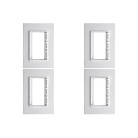 Kit C/4 - Placa Conjunto Modular Ilumi Vivaz 4X2 - 3 Modu...