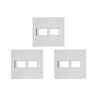 Kit C/3 - Placa Conjunto Modular Ilumi Vivaz 4X4 1 Modulo...