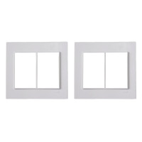 Kit C/2 - Placa Conjunto Modular Ilumi Vivaz 4X4 - 3 Modu...