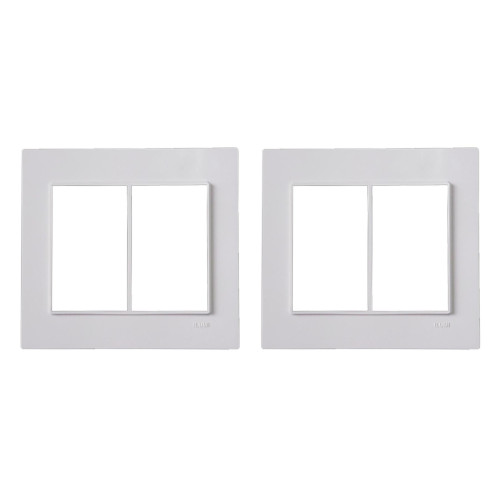 Kit C/2 - Placa Conjunto Modular Ilumi Vivaz 4X4 - 3 Modu...