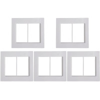 Kit C/5 - Placa Conjunto Modular Ilumi Vivaz 4X4 - 3 Modu...