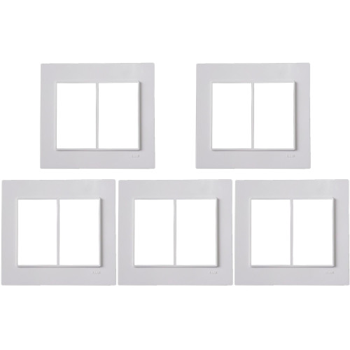 Kit C/5 - Placa Conjunto Modular Ilumi Vivaz 4X4 - 3 Modu...