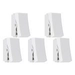 Kit C/5 - Modulo Steck Linha Stella 1 Simples 10A. Branco...