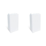 Kit C/2 - Modulo Steck Linha Stella Cego Branco 868090